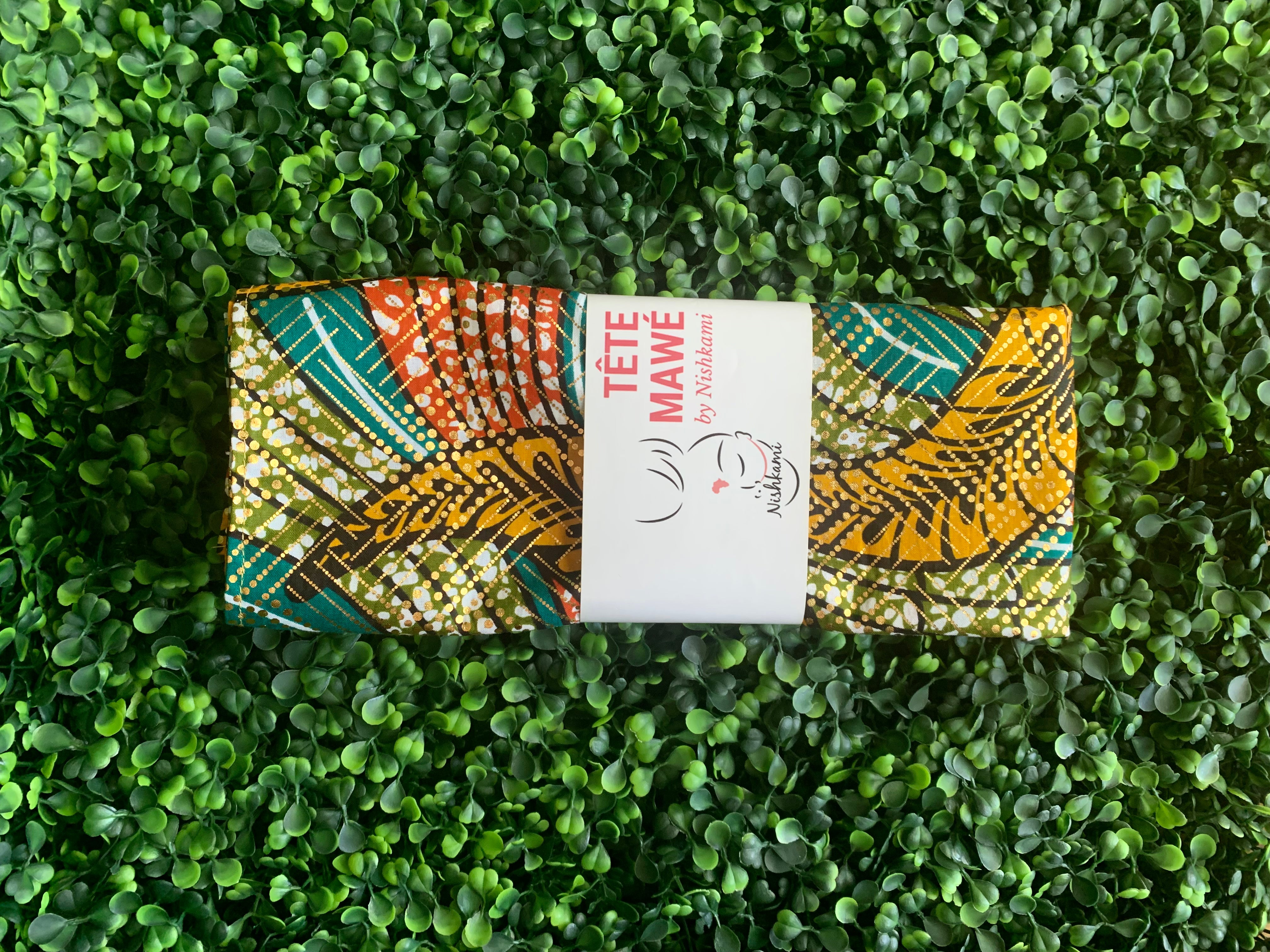 Gold & Olive Headwrap