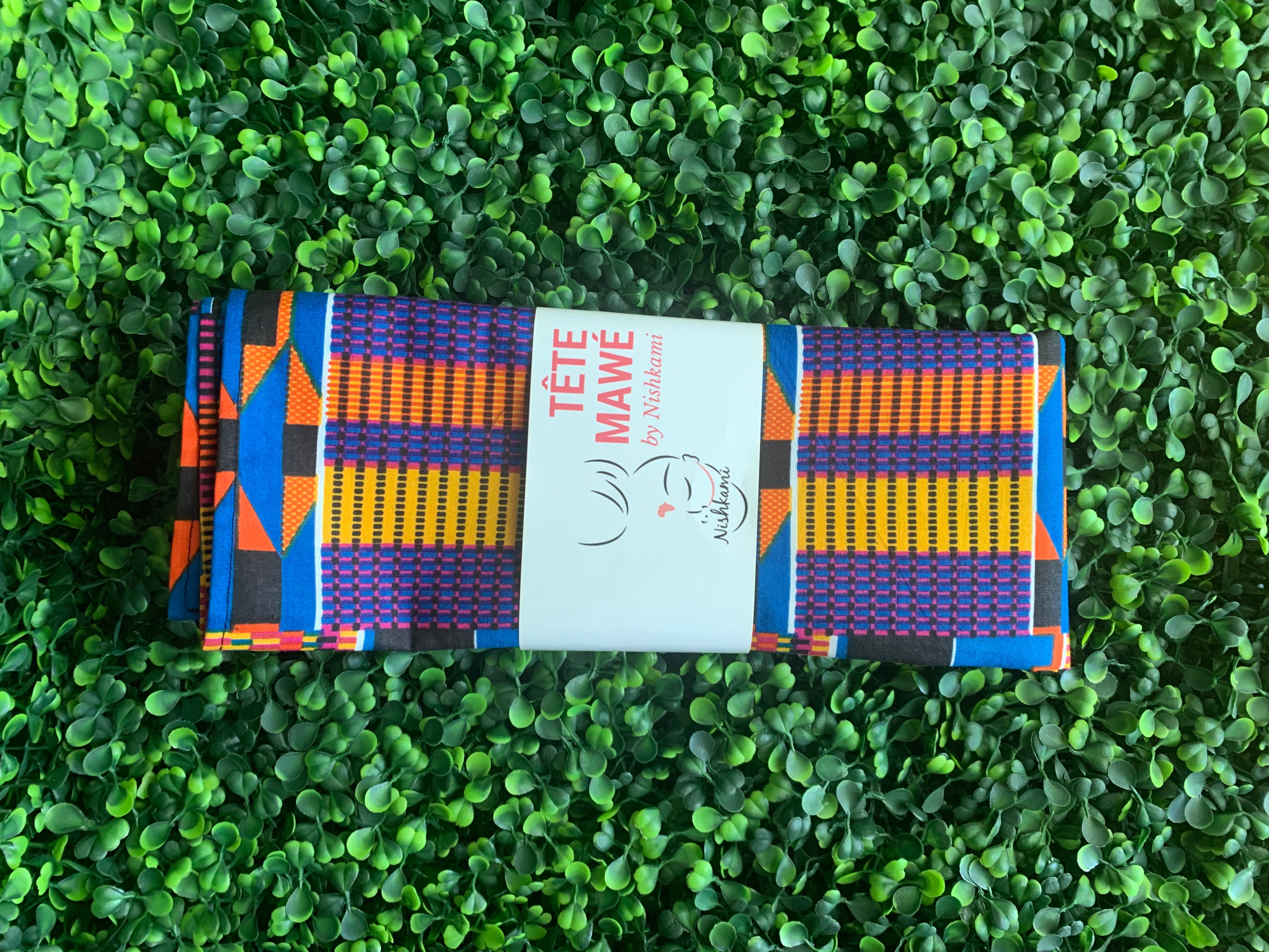 Purple Kente Headwrap