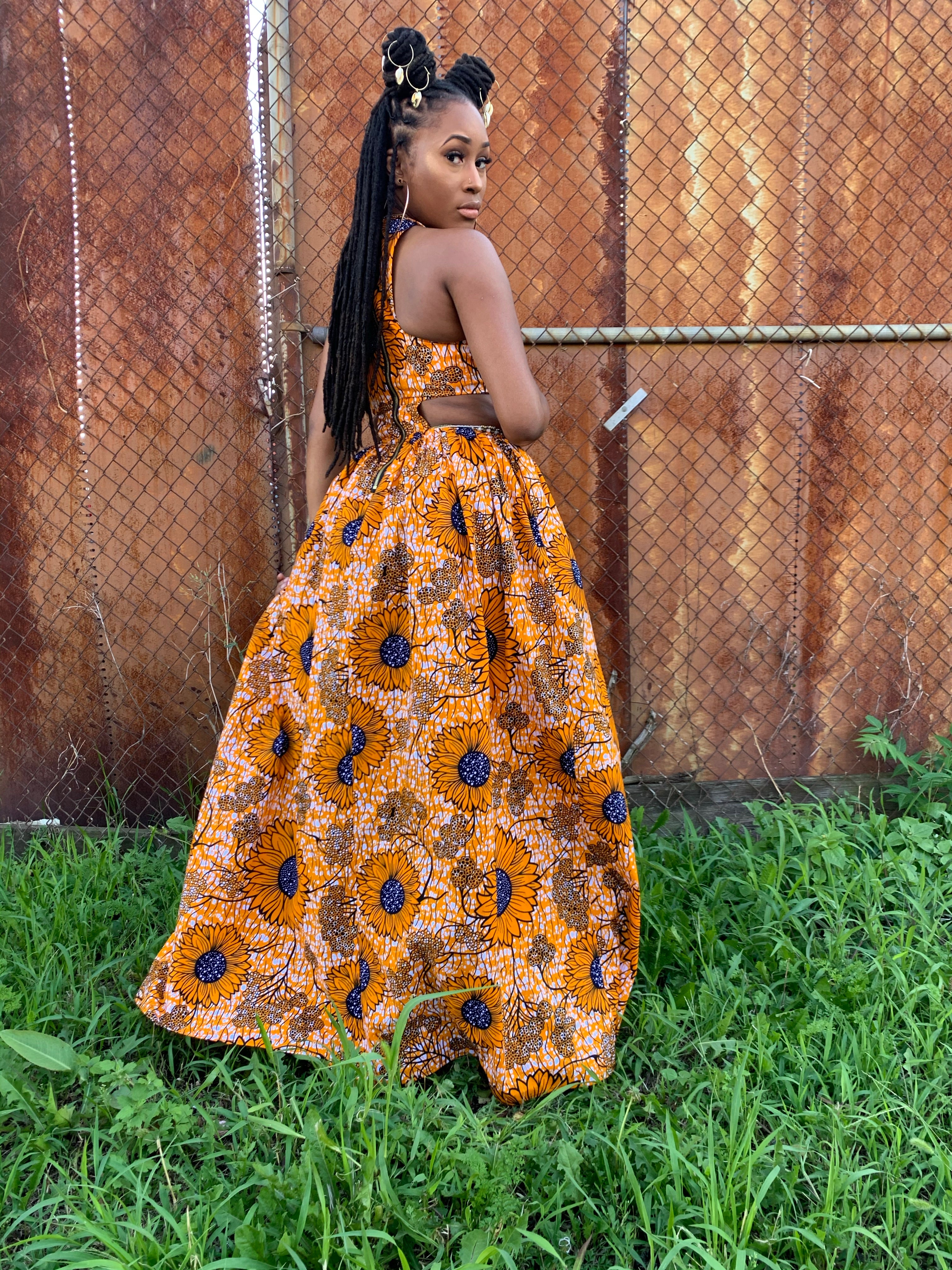 SUNFLOWER Cutout Dress