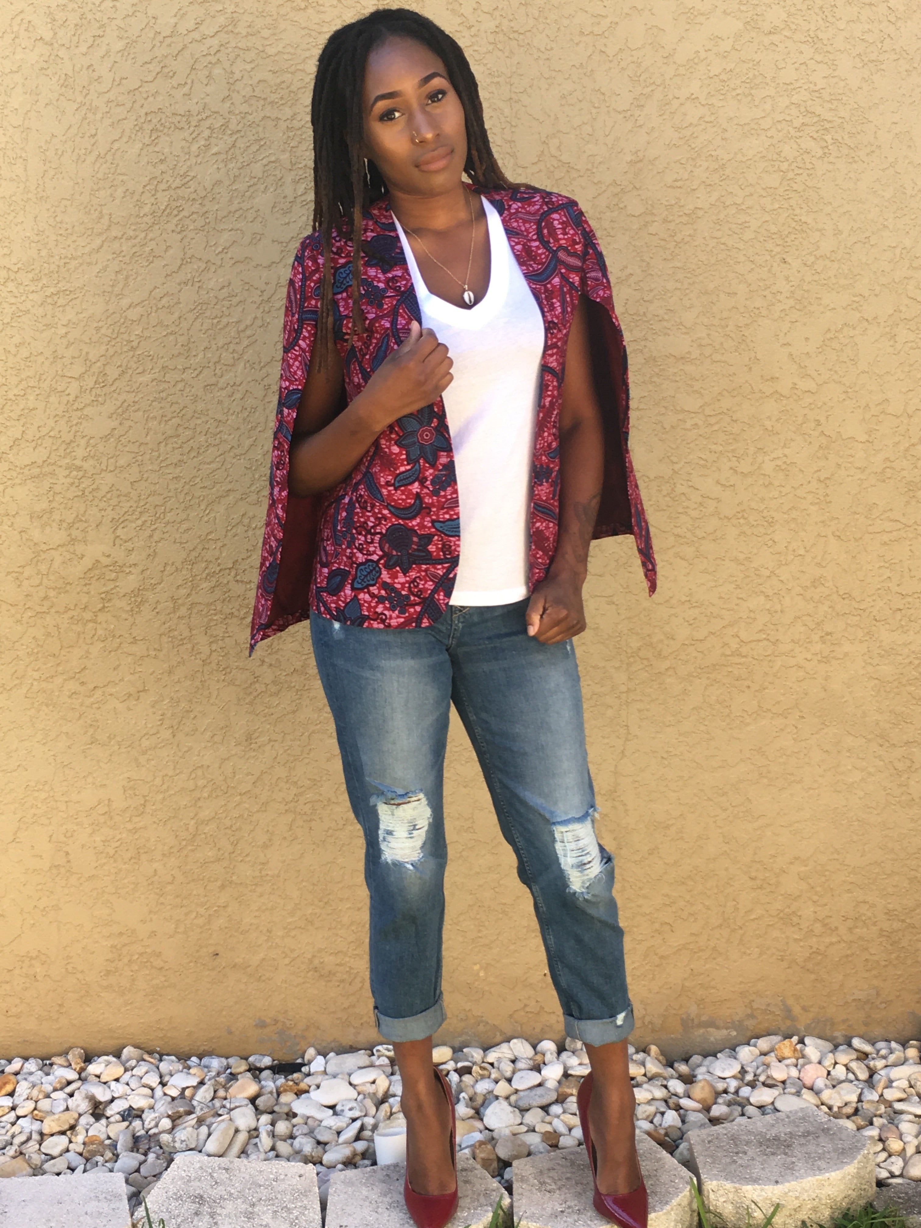 ZARI Short Cape Blazer