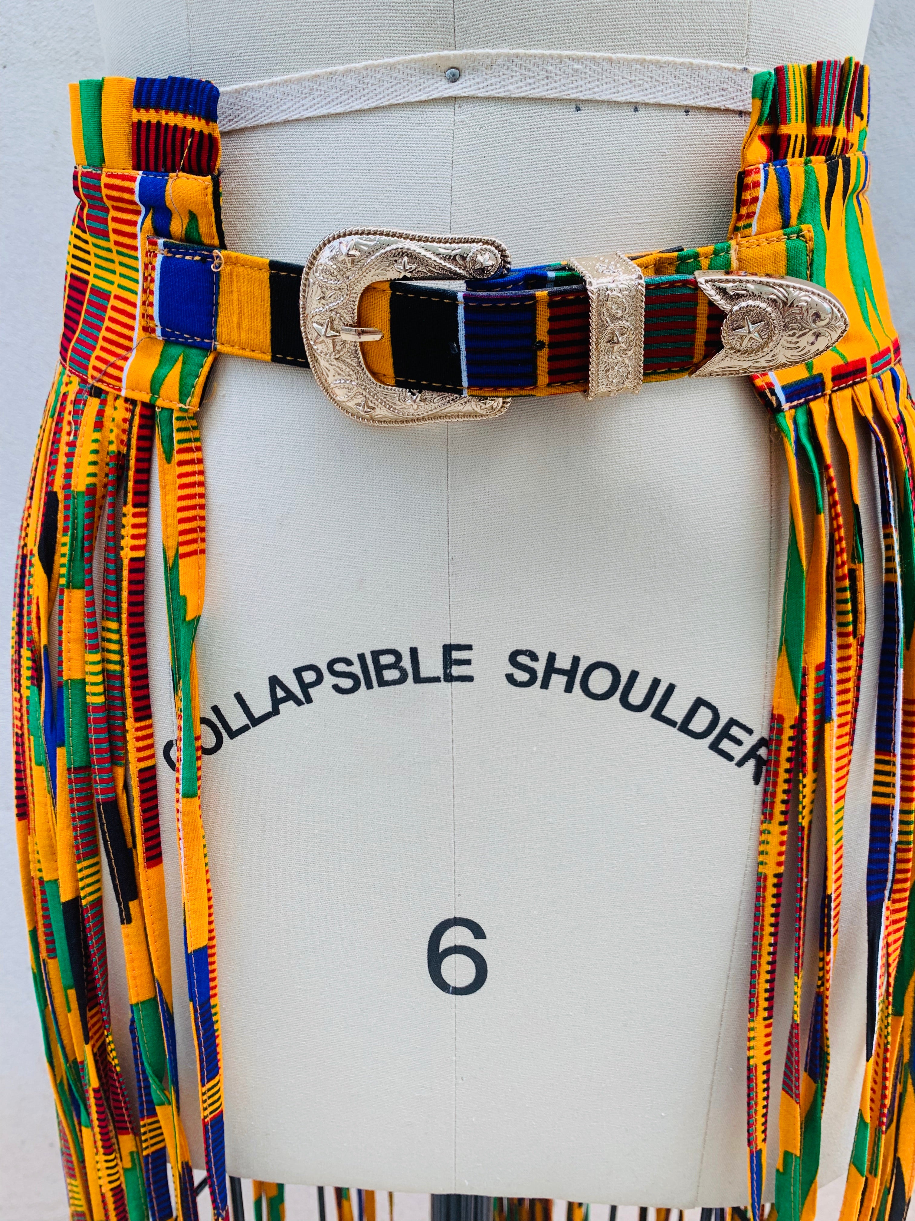 KENTE Fringe Belt