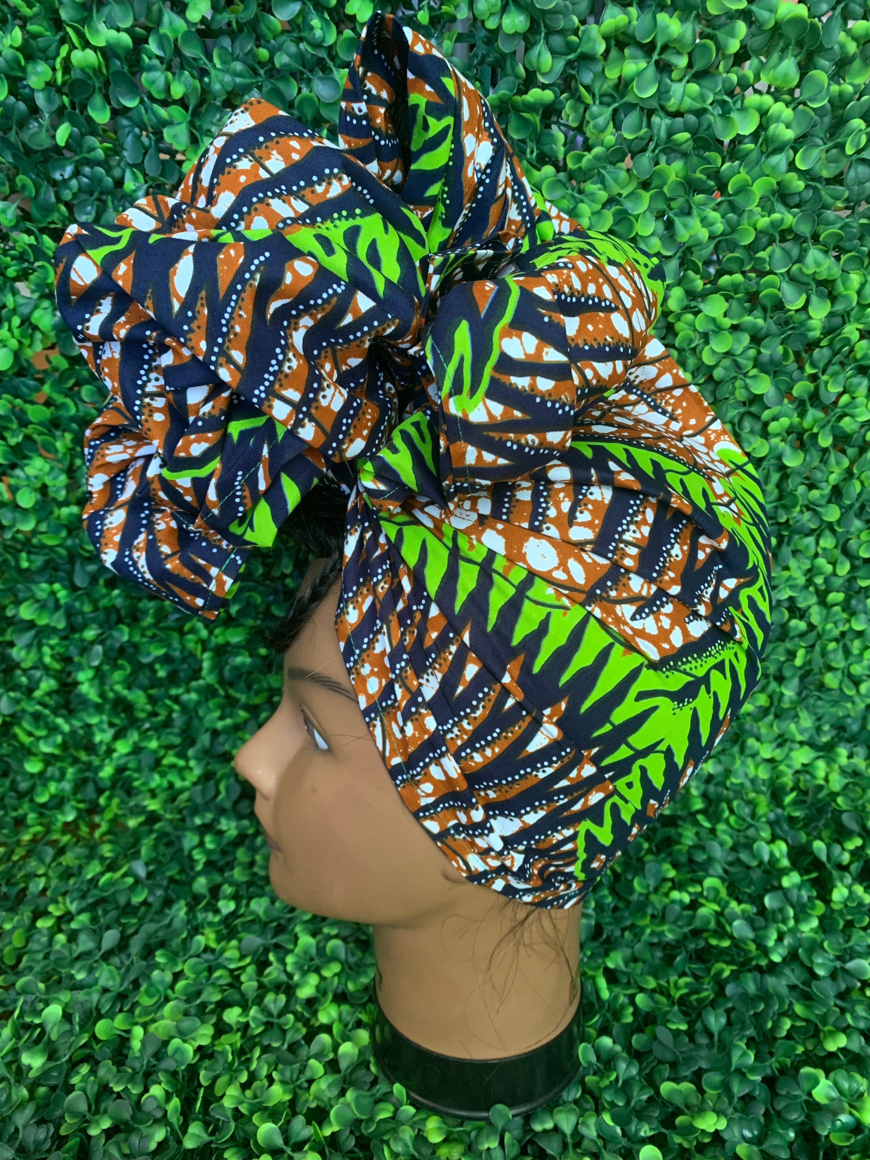 Green Safari Headwrap