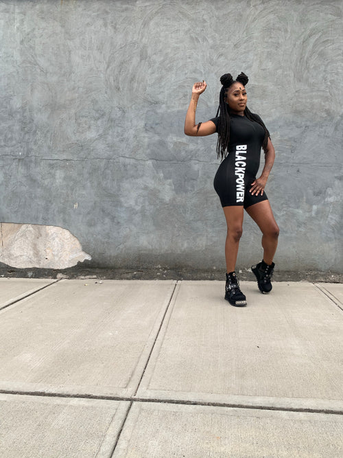 BLACK Power Unitard